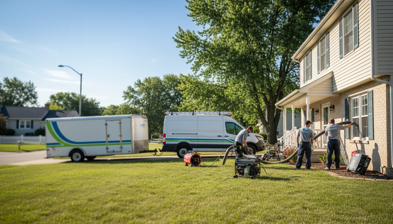 Flooded Basement Restoration And Cleanup With Repair in Long Lake, MN near me